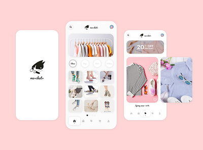 Daily UI Challenge : Application < ma•chat• > app application brand design branding clothes ecommerce homepage interfacedesign lifestyle lifestyle brand logo logodesign modern online service app shopping app style uidesign uxdesign womens day