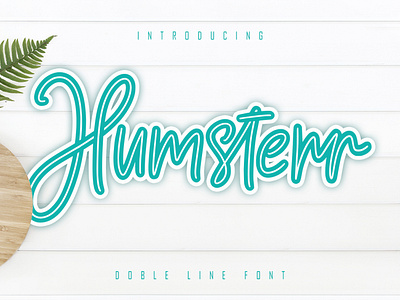 Humsterr - Double Line Font