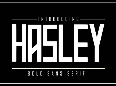 HASLEY Bold Sans Serif best seller calligraphy corporate font fonts handwritten lettering natural playfull script