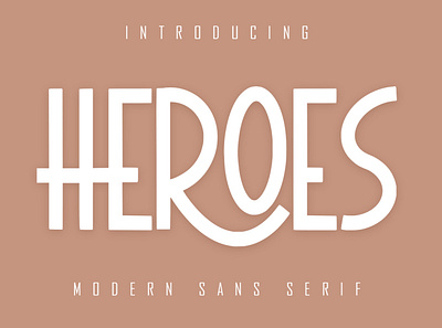 HEROES Sans Serif best seller calligraphy corporate font fonts handwritten lettering natural playfull script