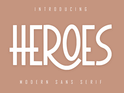 HEROES Sans Serif