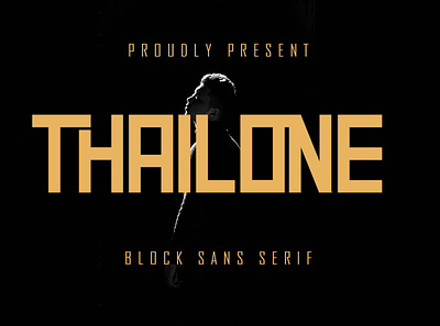 Thailone - Block Sans Serif bold branding brush business calligraphy clothing elegant font fonts free handwritten kids logo modern playfull retro script vintage