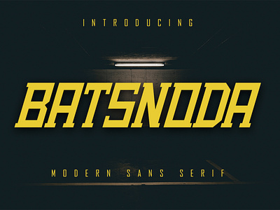 Batsnoda - Modern Sans Serif