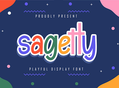 Sagetty - Playfull Display Font bold branding brush business clothing corporate design elegant font fonts free kids logo modern playfull retro script vintage