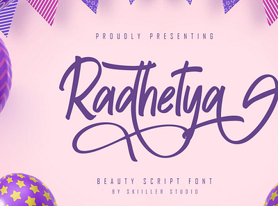 Radhetya Beauty Script Font valentine