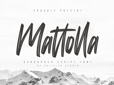 Mattolla - Handbrush Script Font script