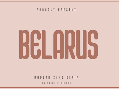 Belarus - Modern Sans Serif