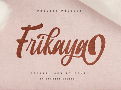 Frikaya - Stylish Script Font