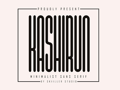 Kashirun - Minimalist Sans Serif