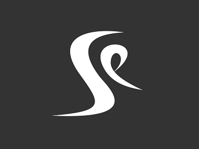 SE monogram black and white letter e letter logo letter s lettermark lettermark logo logo logo design monogram soft logo symbol logo word logo
