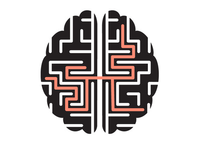 Brain labyrinth brain brain activity brain logo creativity illustration labyrinth labyrinth of tought logo possibilities thought