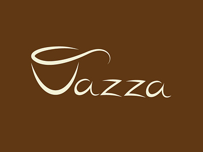 Day 6 : Coffee Shop - Tazza coffe cup coffe shop coffe shop logo coffee coffee logo dailylogochallenge tazza