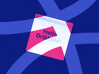 Hello Dribbble! design first hello dribble illustration typography