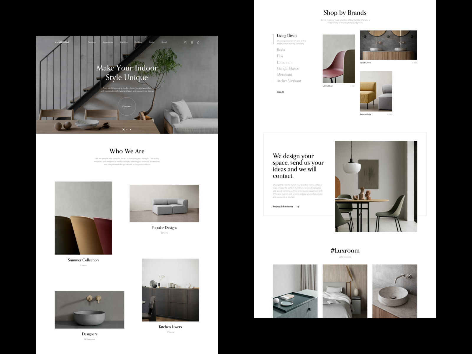 Luxroom | E-Commerce Website by Givi Dautashvili for Bold Monkey on ...