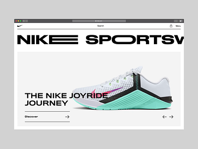 Nike | Main Page (Turn on sound) animation bold monkey clean clothes ecommerce fashion landing page lookbook mobile motion nike photo product responsive shoes shop store ui uidesign web design
