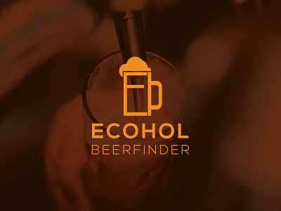 Ecohol brewery Logo app app design application beer brand design brand identity branding branding design brew brewery design drink drinks icon logo logo design logo designer mobile visual design visual identity