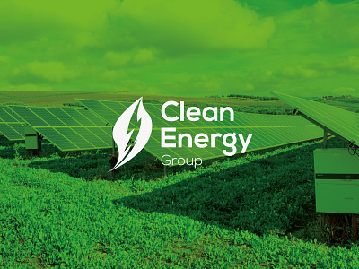 Clean Energy Group · Logo Restyling Proposal brand design brand identity branding design clean clean energy eco ecology green group leaf logo logo design logo mark logodesign nature nature logo rebrand typography visual design white
