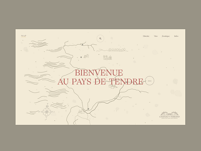 Website design for Château de Ferrand