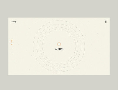 Website design for Aesop branding graphic design illustration ui