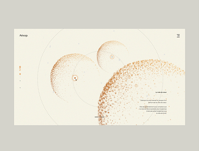 Website design for Aesop branding graphic design illustration ui