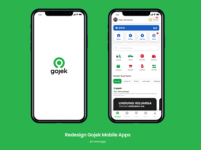 Redesign Gojek Mobile Apps android design gojek ui ux