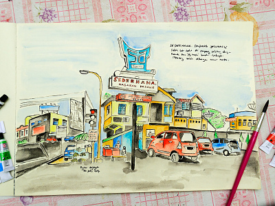 Urban sketches - Jambi City