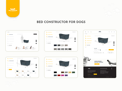 Bed constructor for dogs