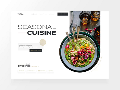 Cooking Recipes & Food Blog blog cooking cuisine food plates recipes webdesign