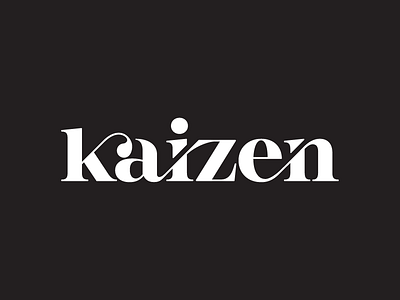 Kaizen branding design identity lettering ligatures logo logotype mark symbol type typography