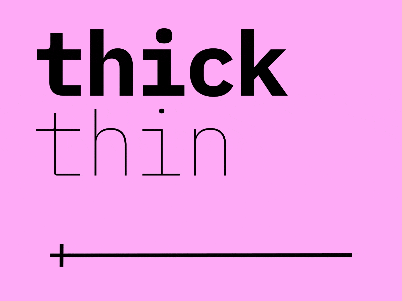 Through thick and thin after affects bold branding clean fluid fun motion smooth text thin transition typography