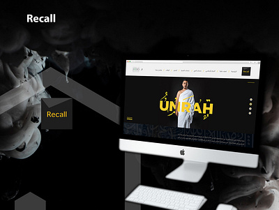Recall Tourism Company adobe xd animation branding design ui ux ux design