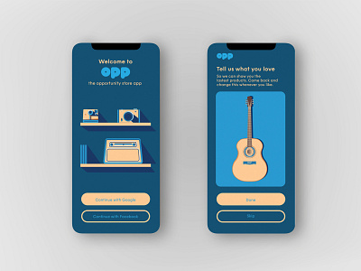 opp app australia camera guitar illustration mobile productdesign radio ui ui design