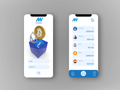 alt wallet 3d app australia bitcoin icon illustration lightcoin logo productdesign ui ui design wallet