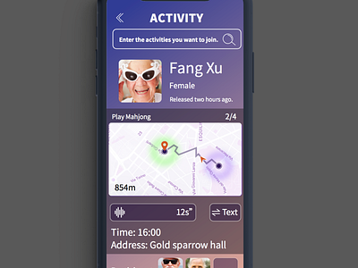 Senior VIP Social App app branding design ui ux web