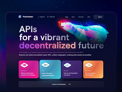 Decentralized Future Landing Page