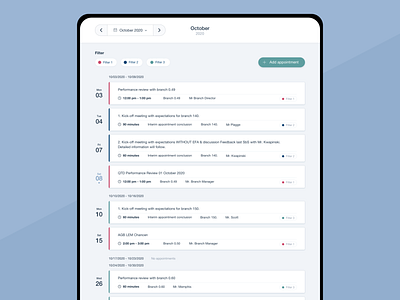 iOS iPad App – Calendar app appointment appointments calendar calendar app calendar ui design ios ipad ipad air ipad mini ipadpro minimal scheduler scheduling ui uidesign ux uxdesign