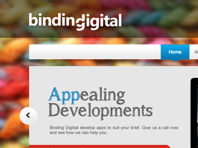 Binding Digital Ltd design website