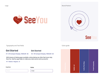 Dating app | Brand identity brand brand design brand identity logo logodesign redesign style styleguide