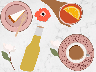 Food illustration food and drink food illustration illustraion vector vector illustration