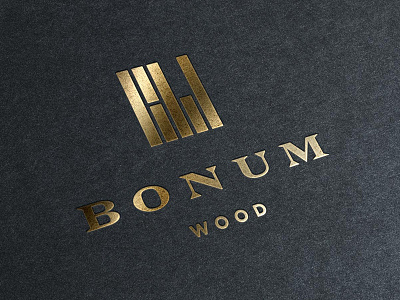 Bonum Wood flooring logo luxury parquet wood