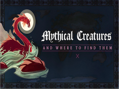 Mythical Creatures design illustration web