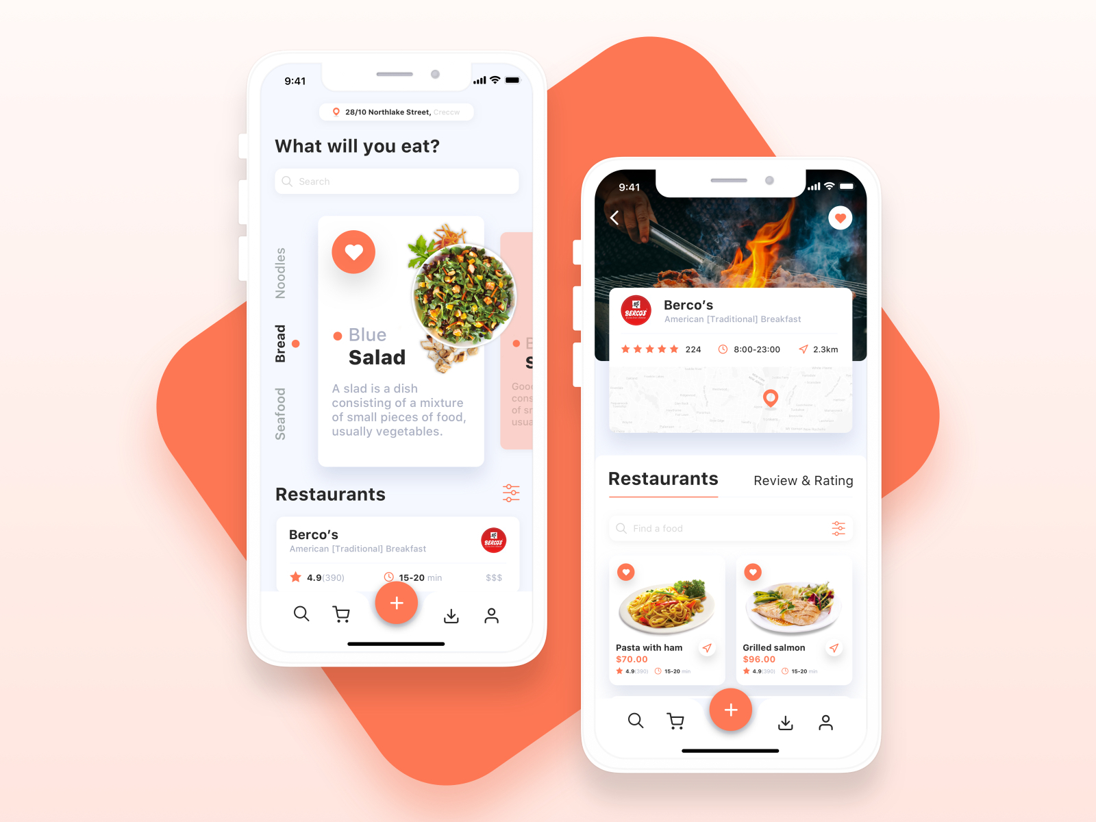 Food delivery app by Sumair Sheikh on Dribbble