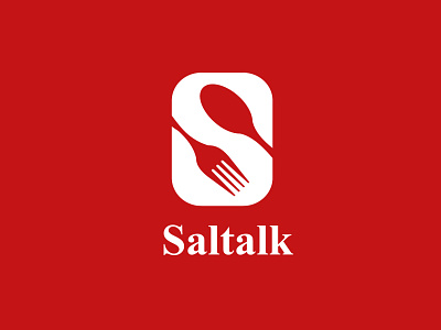 Saltalk fork icon s salt spoon talk