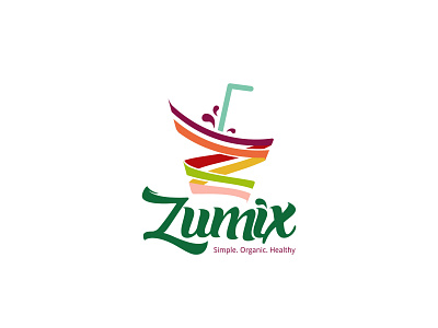 zumix, Smoothie healthy lifestyle logo smoothie z