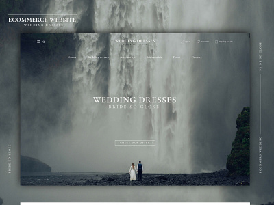 Wedding dresses ecommerce website