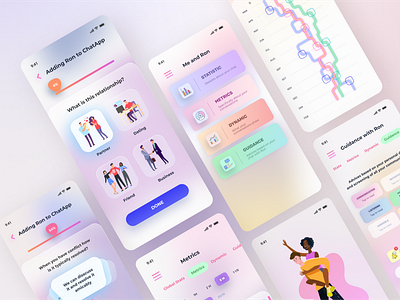 Relate mobile app design