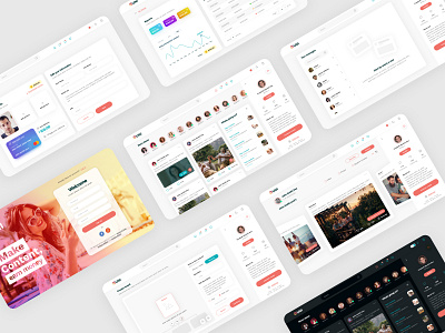 UNI - Social Media Web app app design graphic design typography ui ux