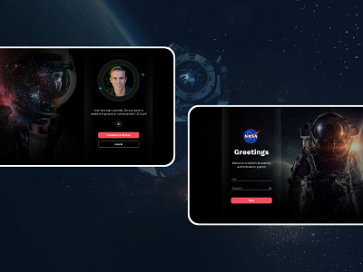 NASA web app app design graphic design space app space design ui ux
