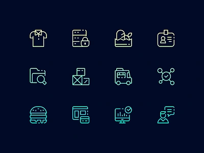 Universal icons set business ceo development ecommerce icon icons ios profile set technology transport uiicon