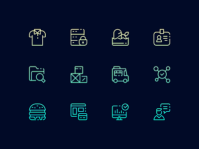 Universal icons set